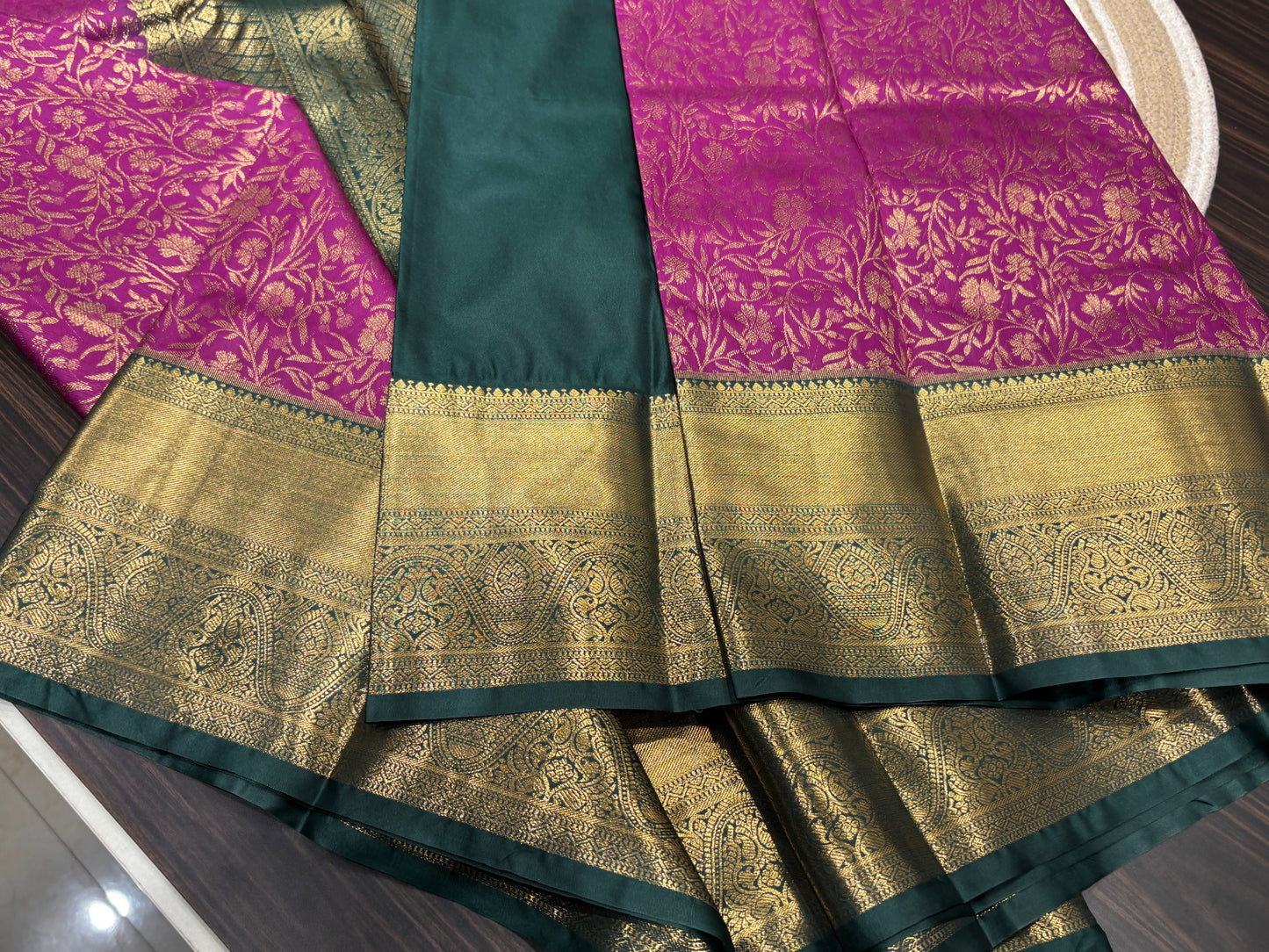 Semi Kanchipuram silk