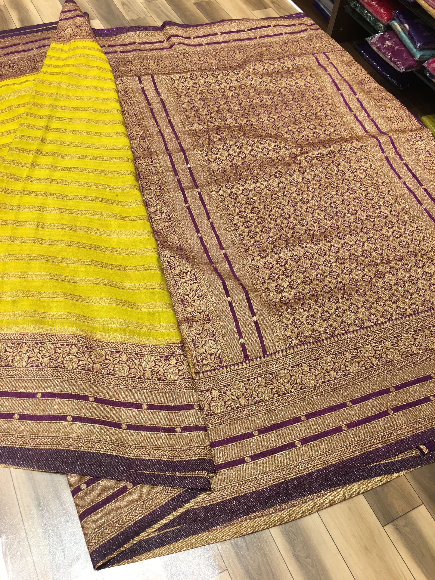Dupion silk saree