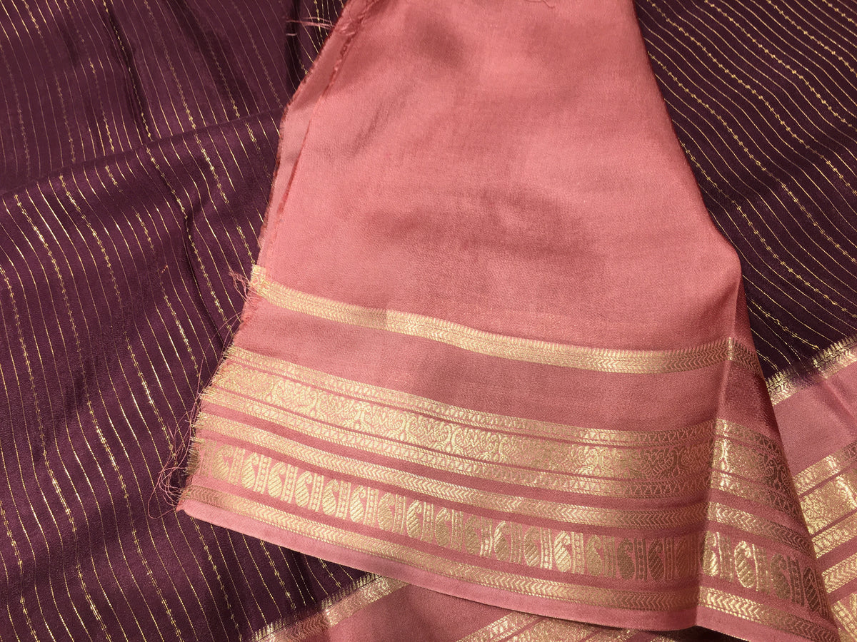Semi Mysore Crape Silk