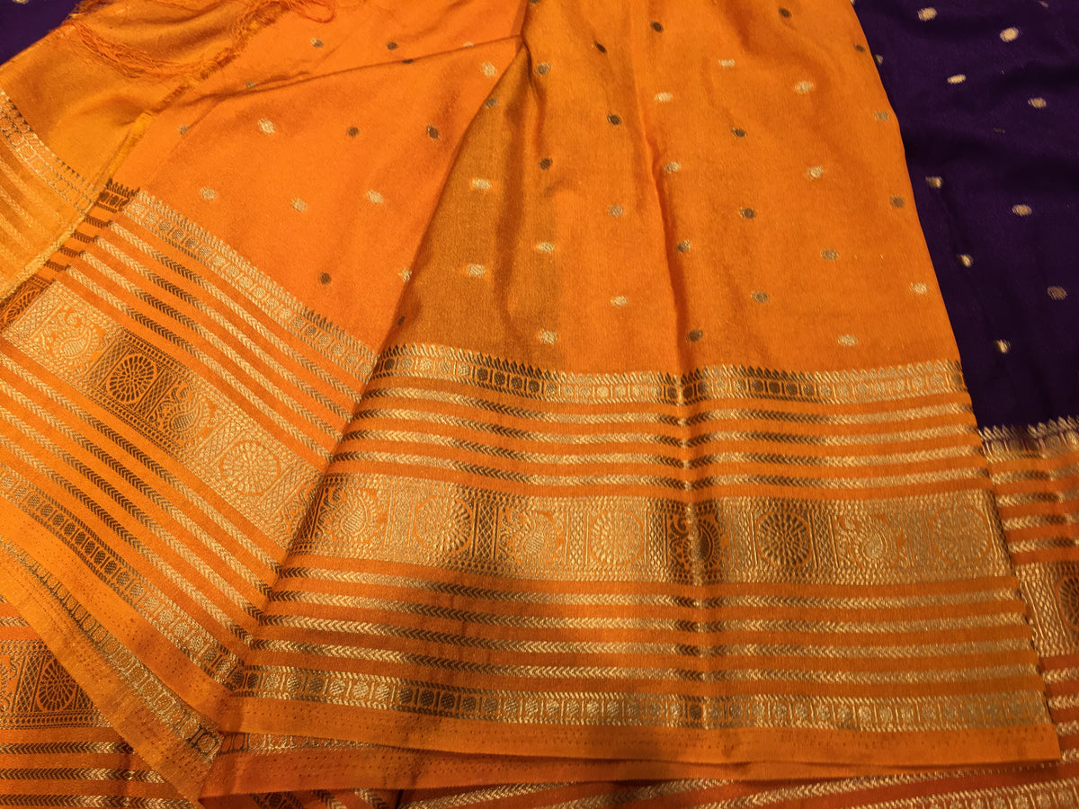 Semi Mysore Crape Silk