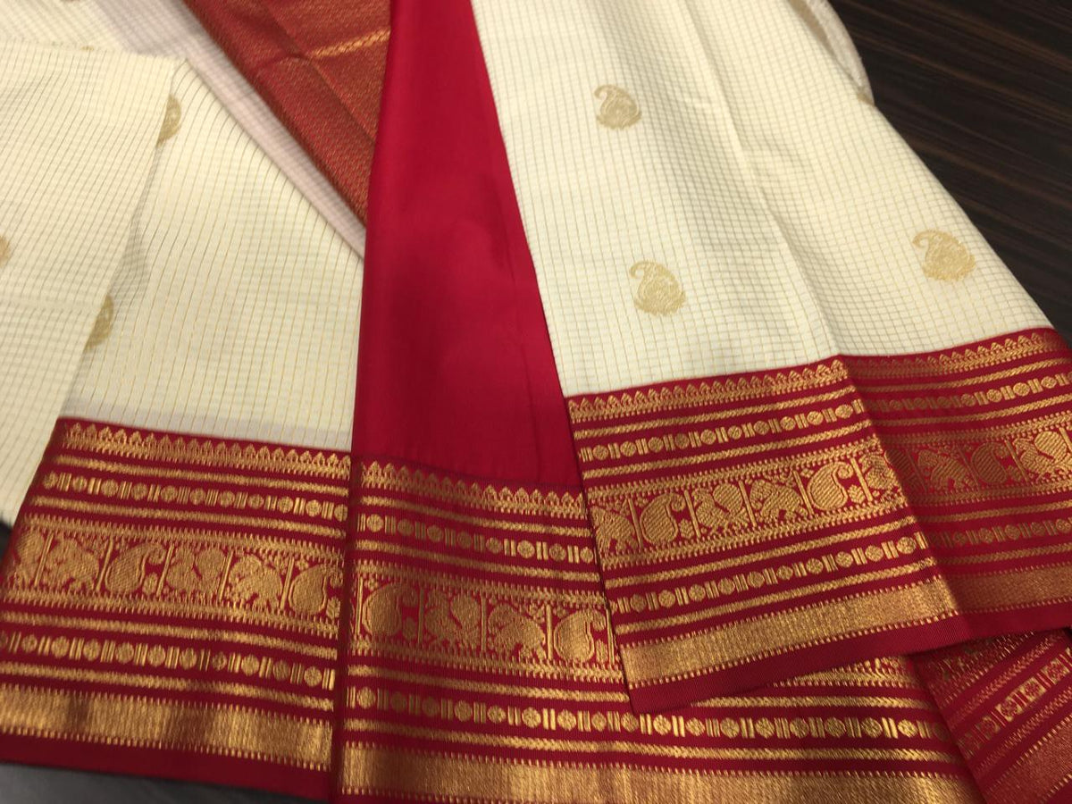 Semi Kanchipuram Silk