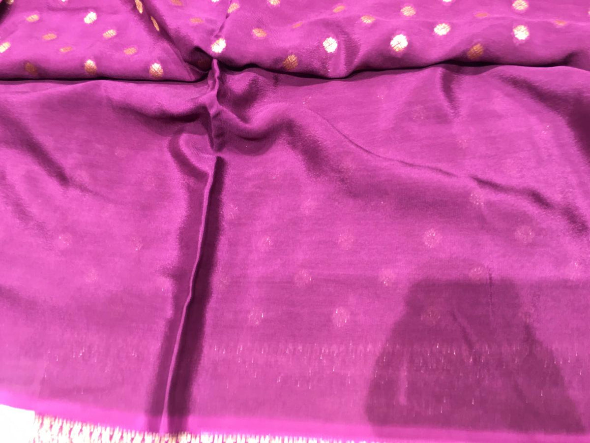 Crape Banarasi Saree