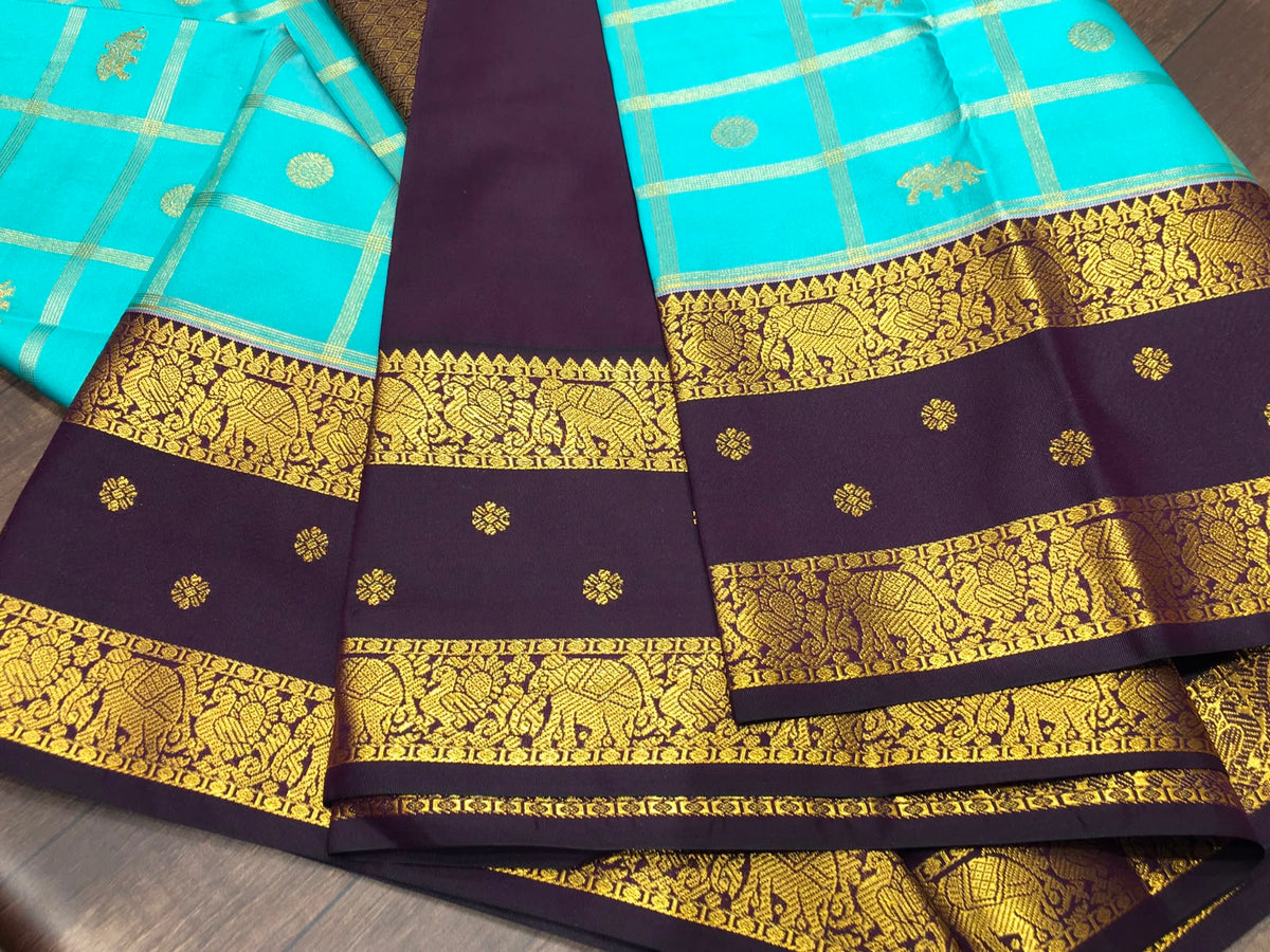 Semi Kanchipuram Silk
