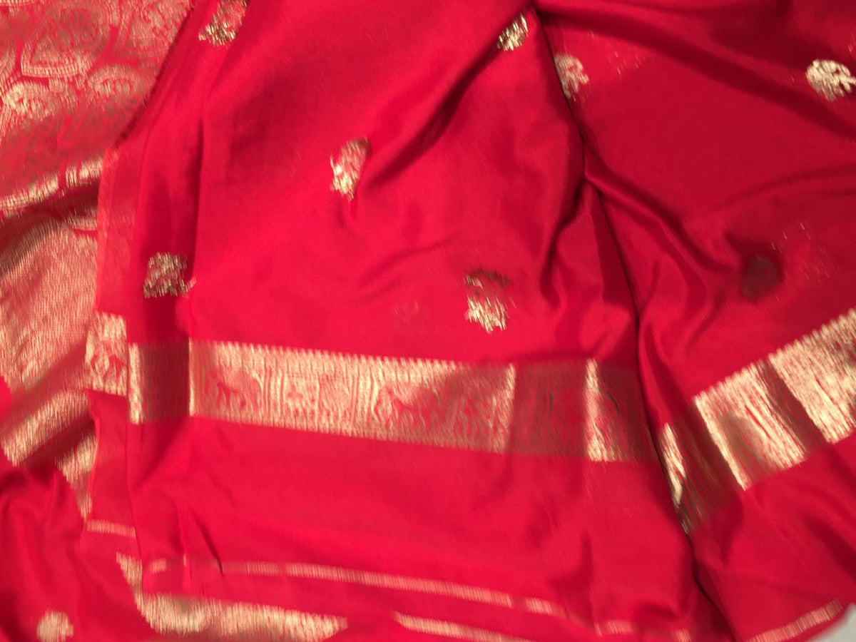 Semi Mysore Crape Silk