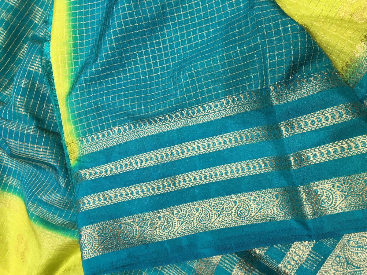 Semi Mysore Crape Silk
