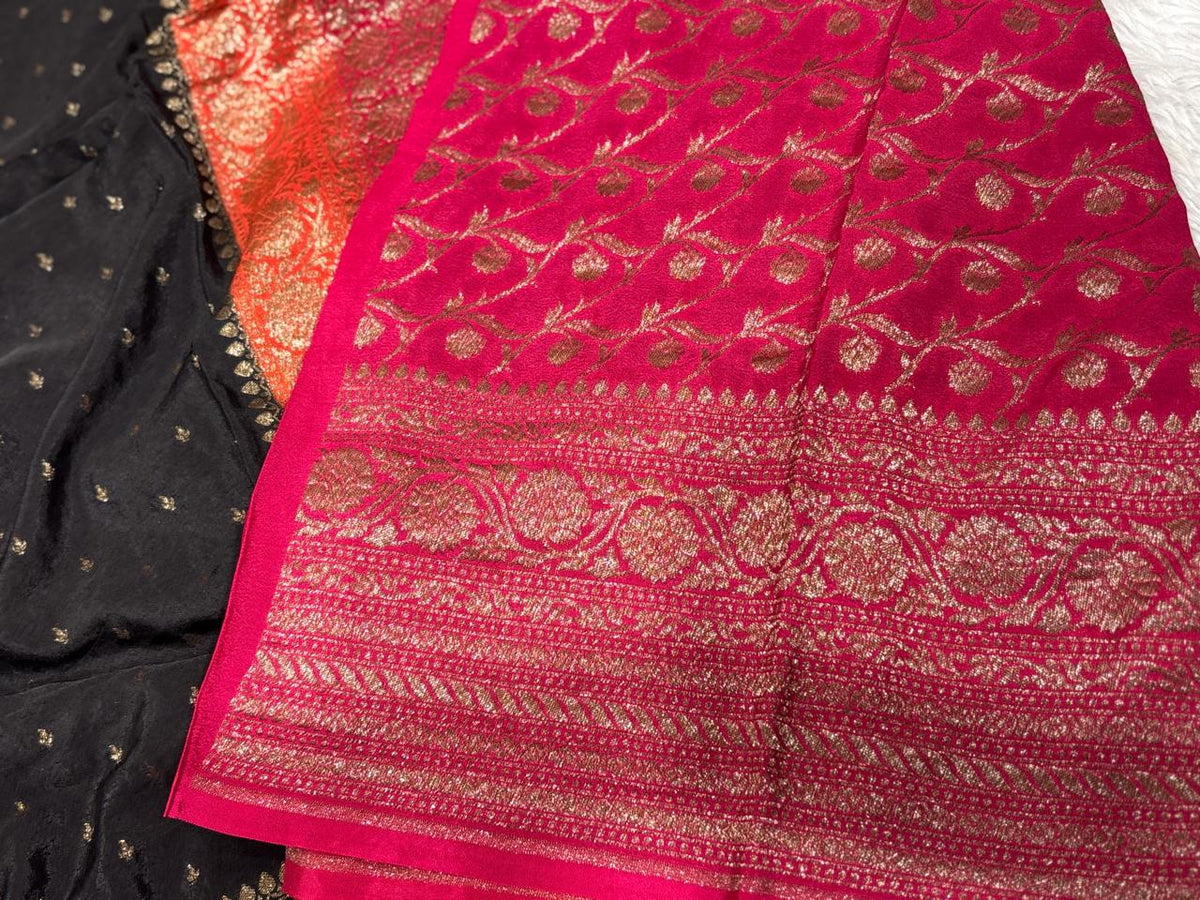 Semi Kaddi Banarasi Saree