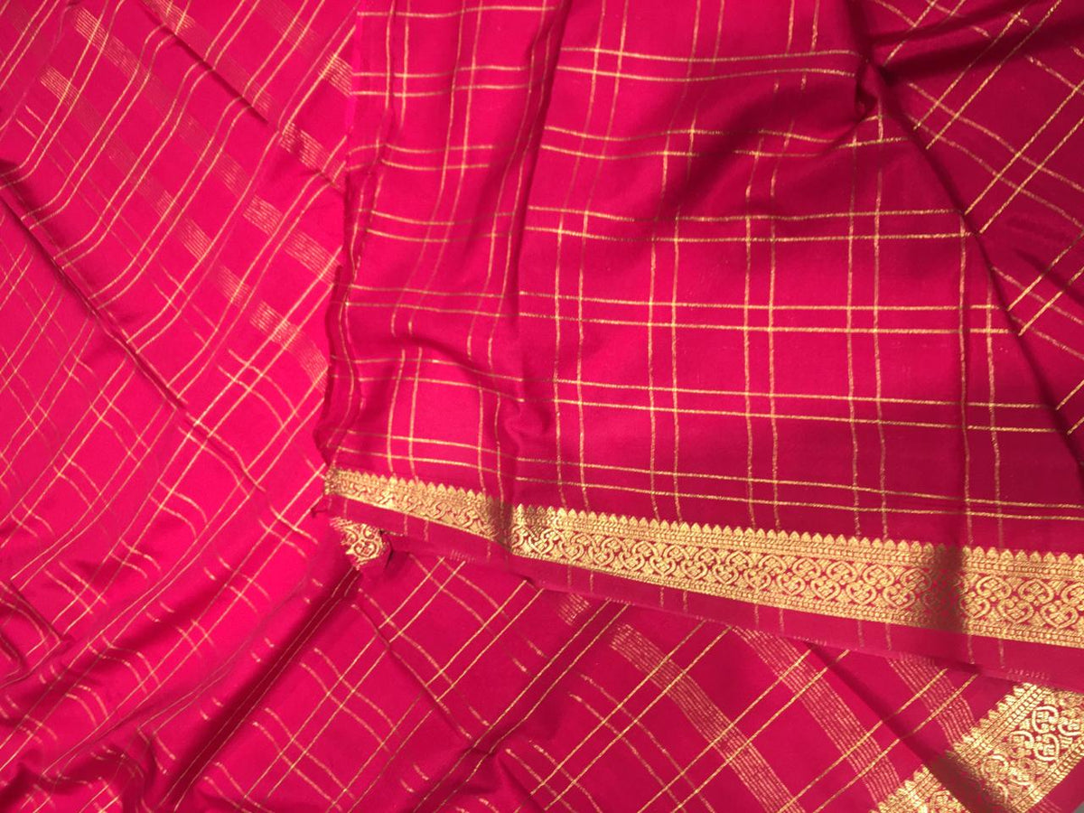 Semi Mysore Crape Silk