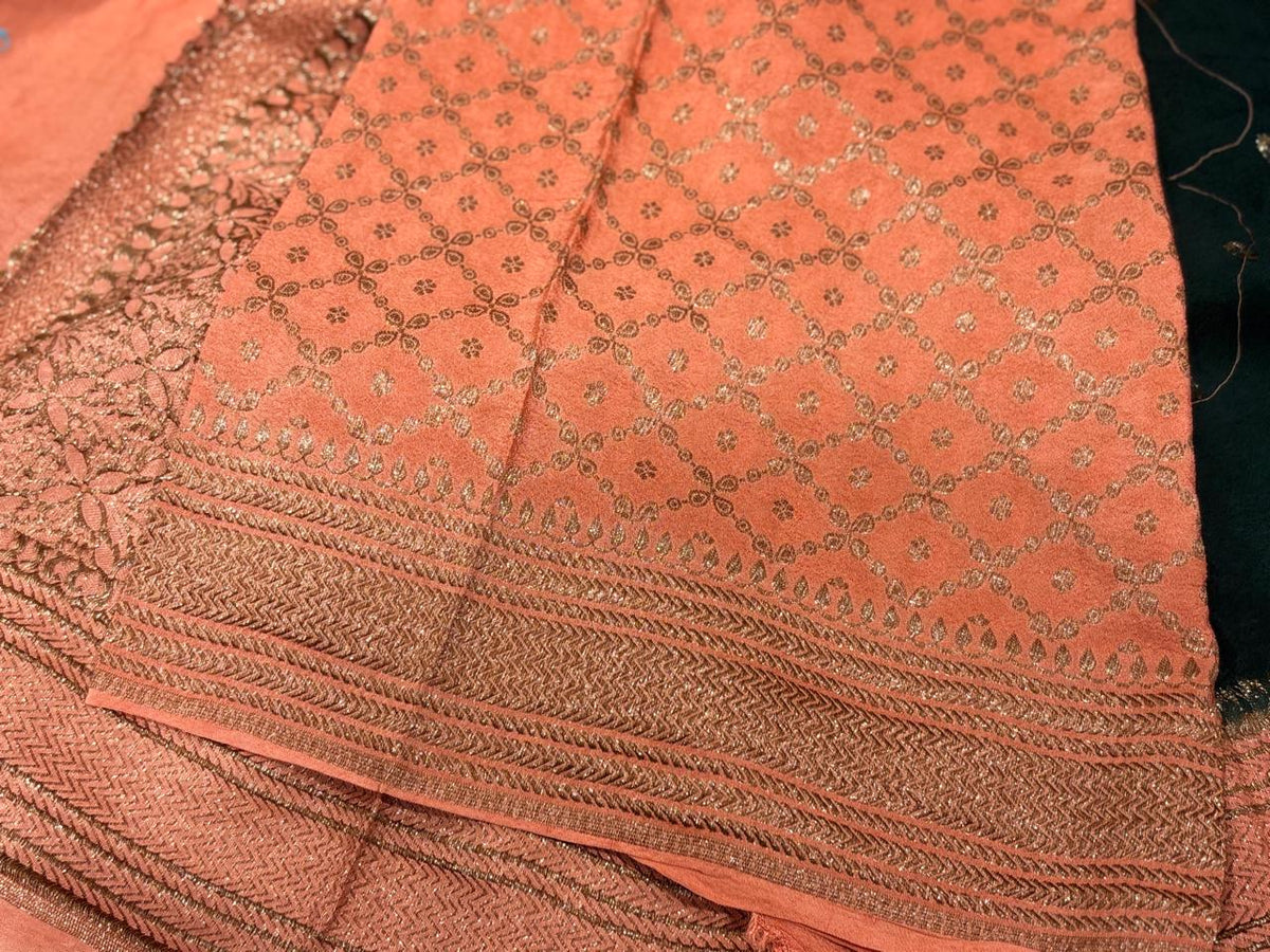 Semi Kaddi Banarasi Saree