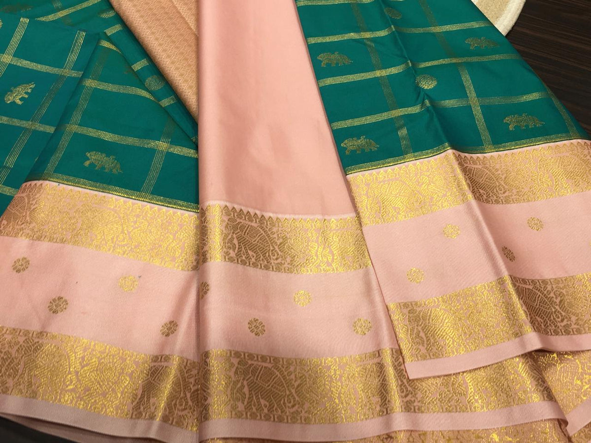 Semi Kanchipuram Silk