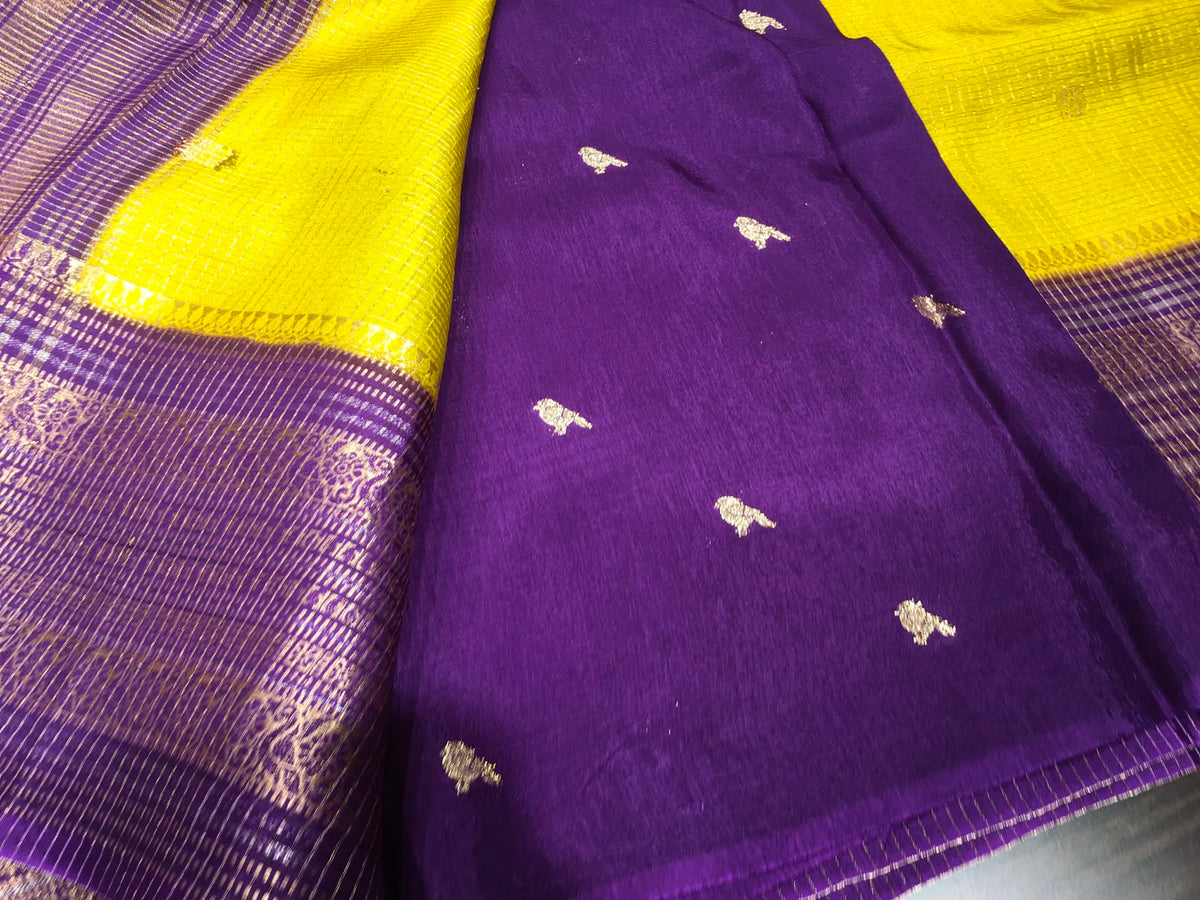 Moonga Crape Saree