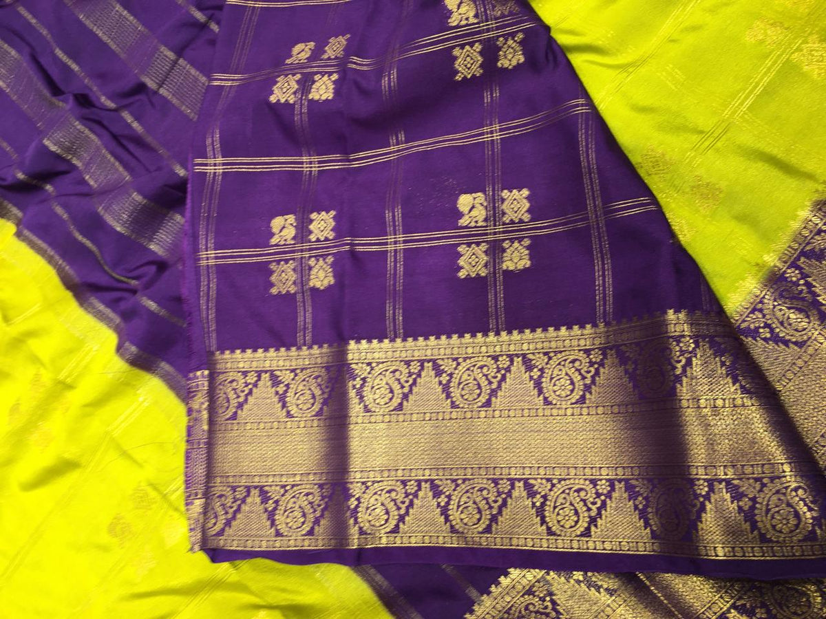 Semi Mysore Crape Silk