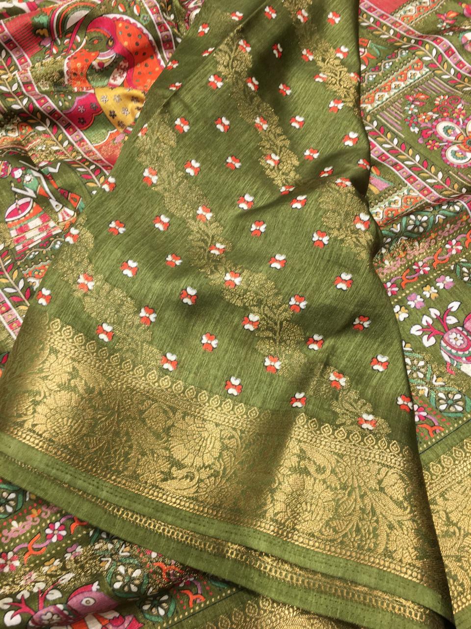Kalamkari Saree