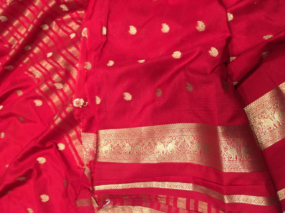 Semi Mysore Crape Silk