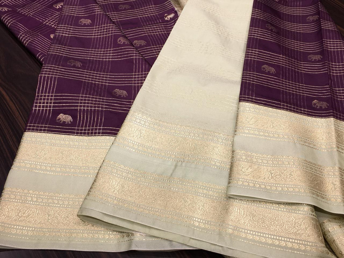 Semi Kanchipuram Silk
