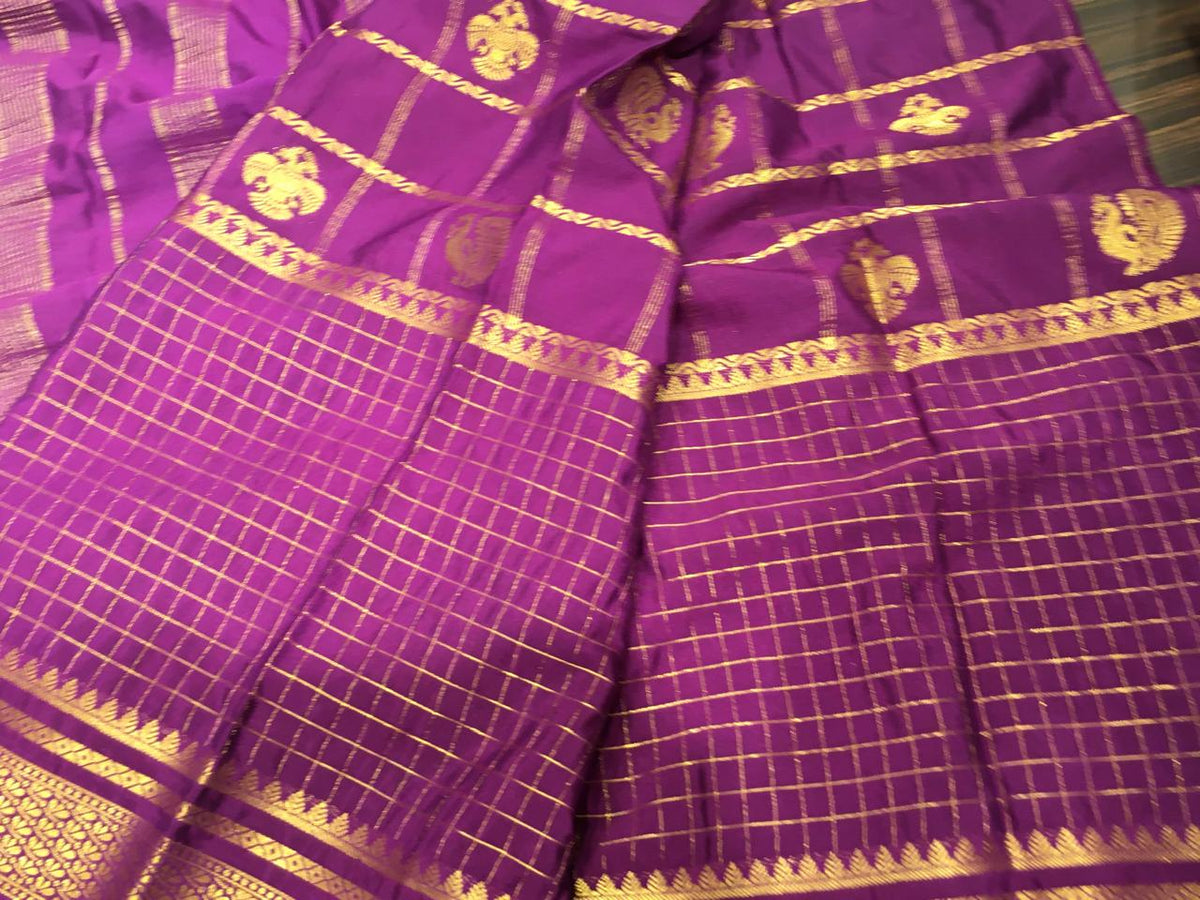 Semi Mysore Crape Silk