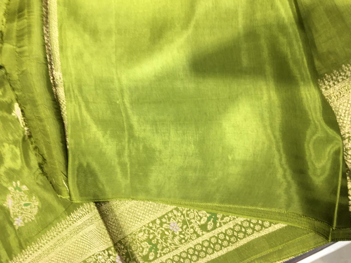 Satin Meena Crepe Saree