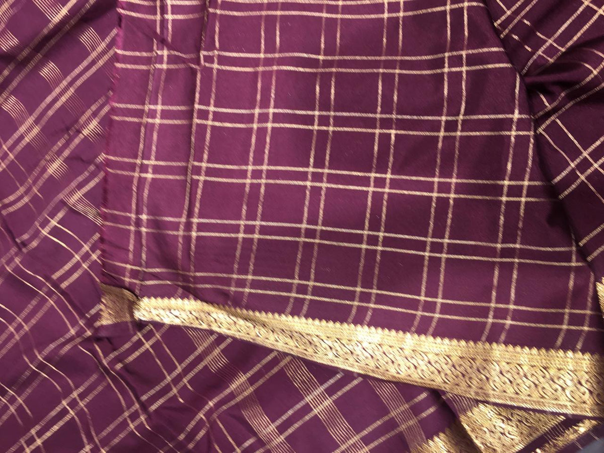 Semi Mysore Crape Silk