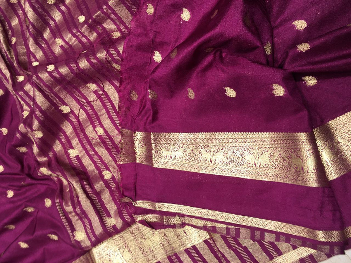Semi Mysore Crape Silk