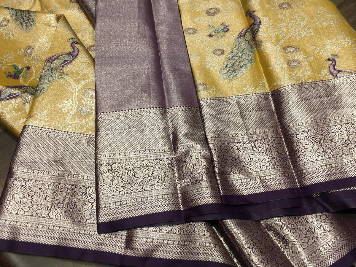 Semi Kanchipuram Tissue