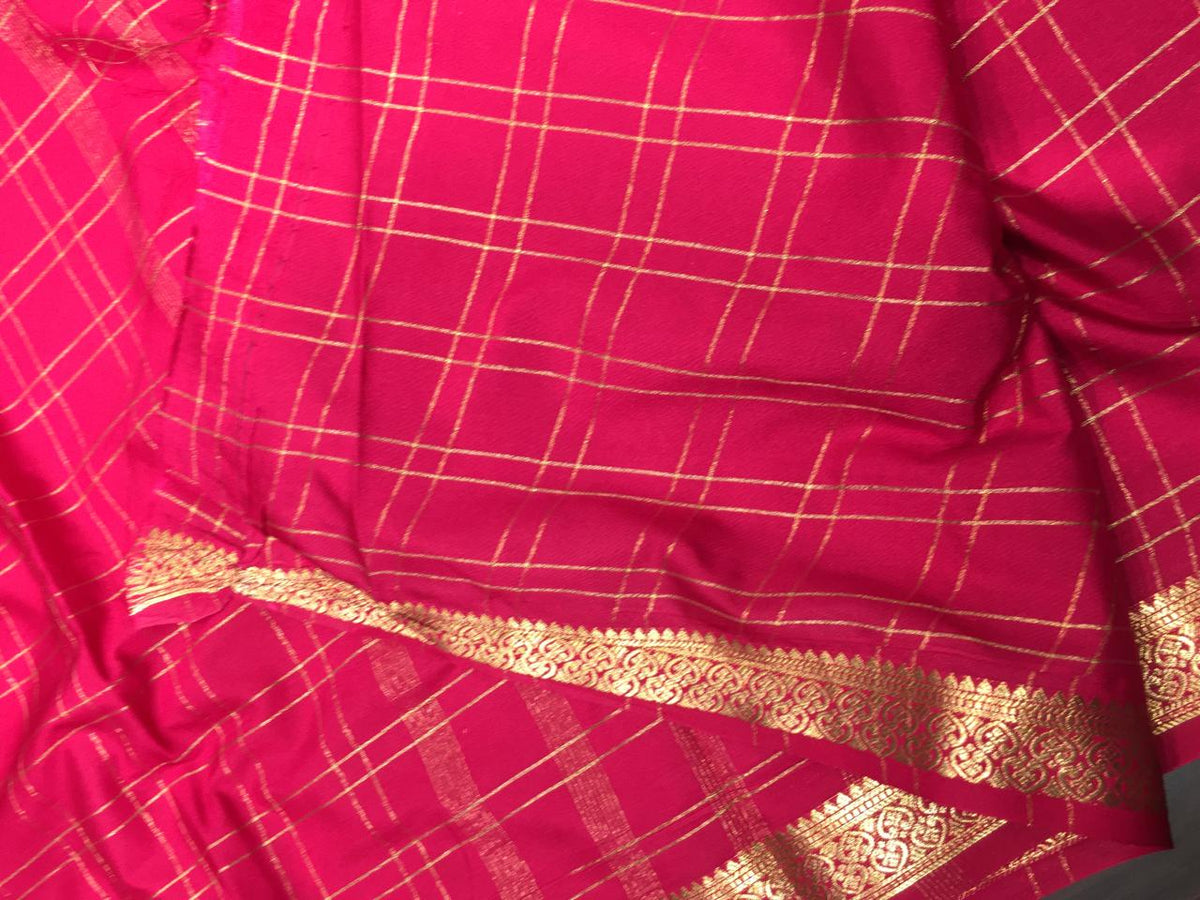 Semi Mysore Crape Silk