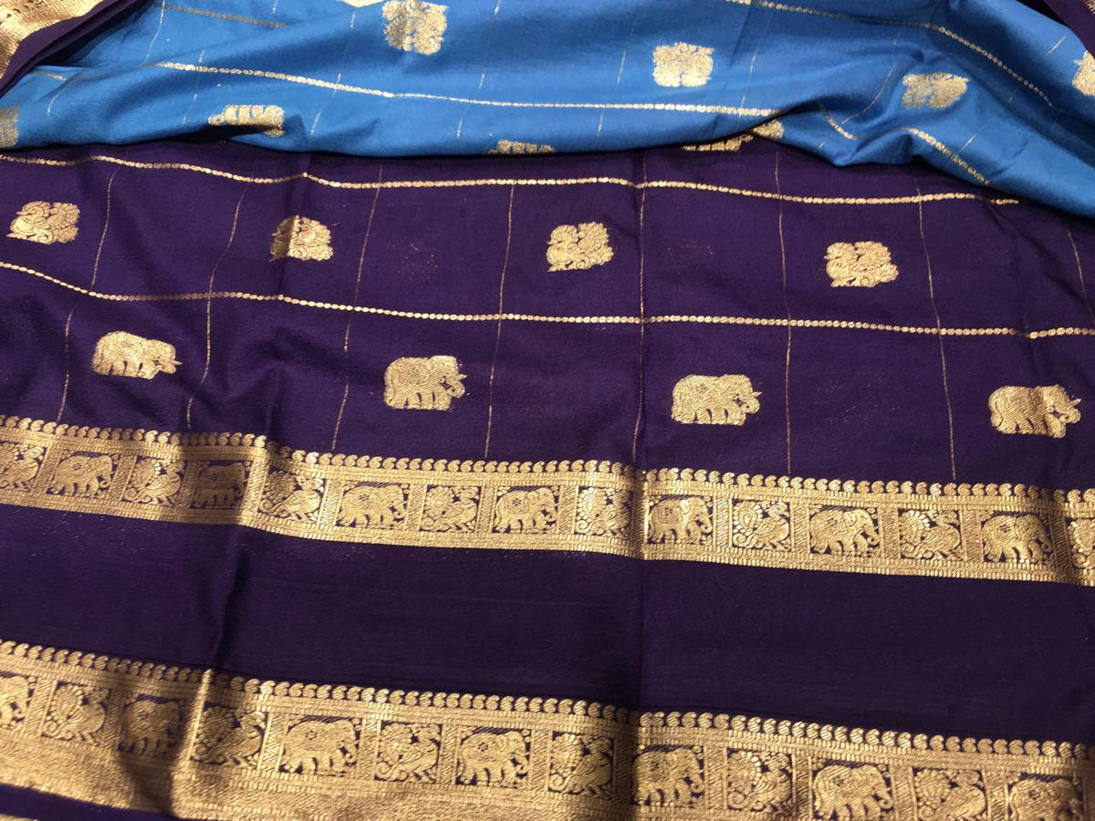 Semi Mysore Crape Silk