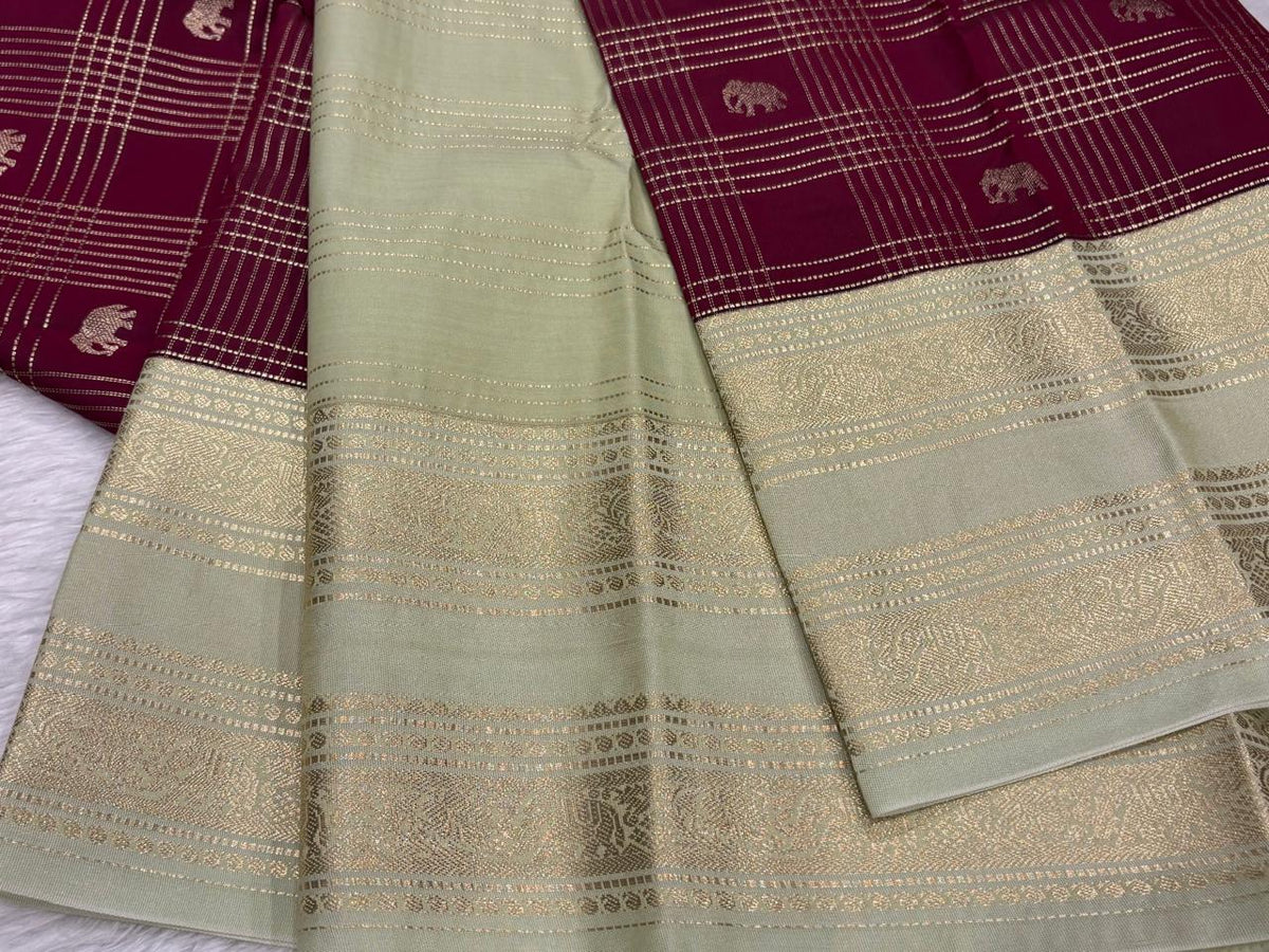 Semi Kanchipuram Silk