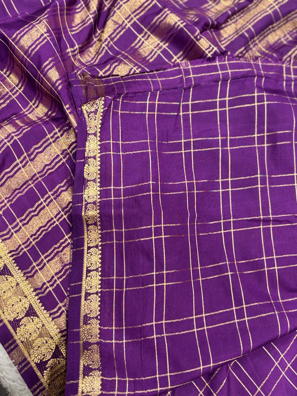 Premium Semi Mysore Silk Saree