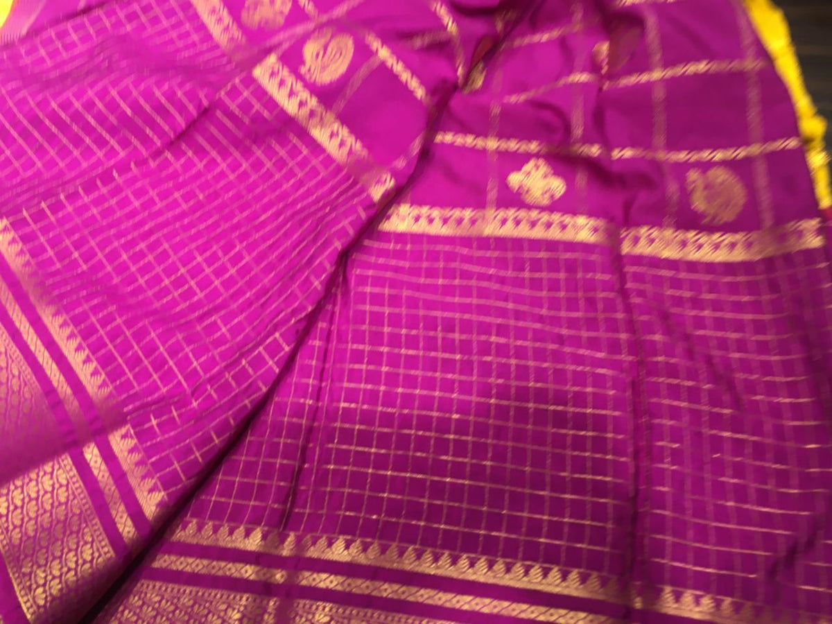 Semi Mysore Crape Silk