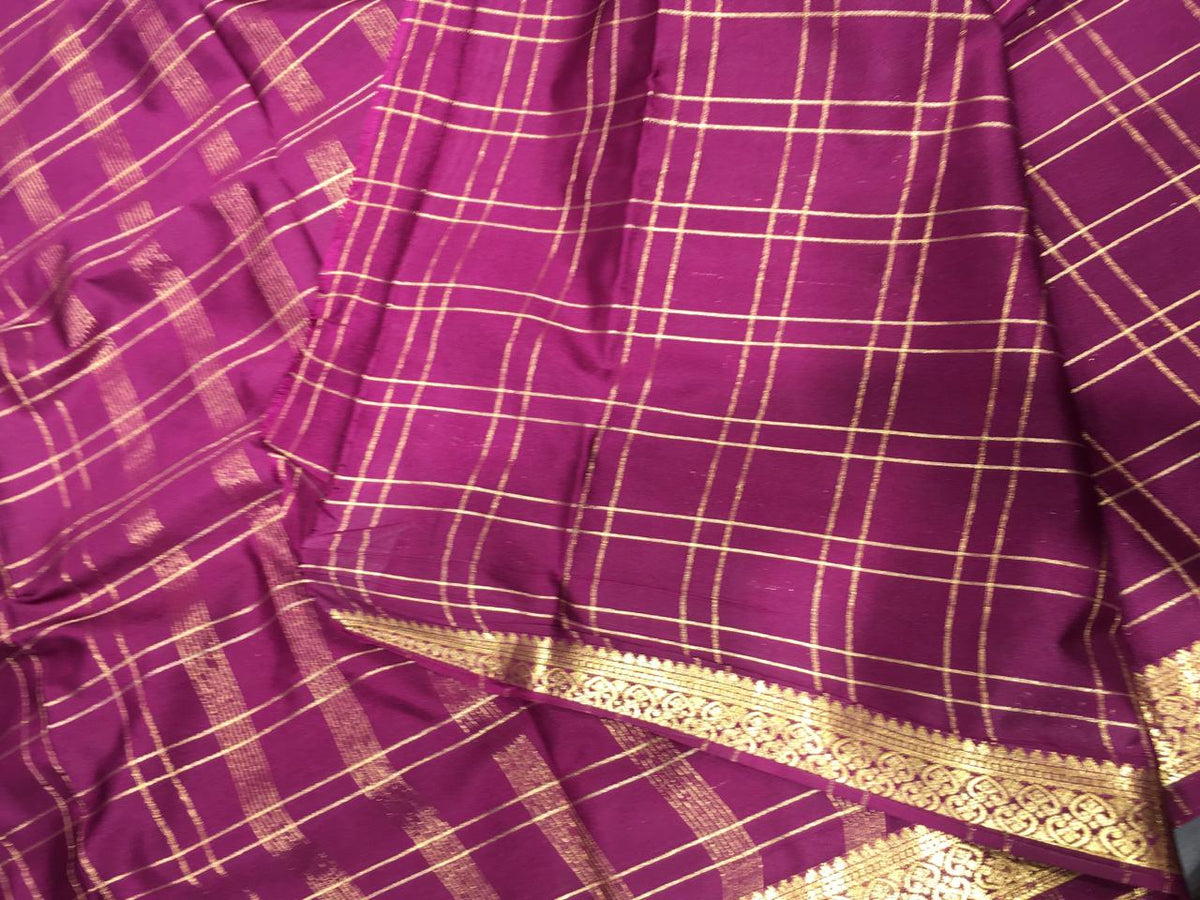 Semi Mysore Crape Silk