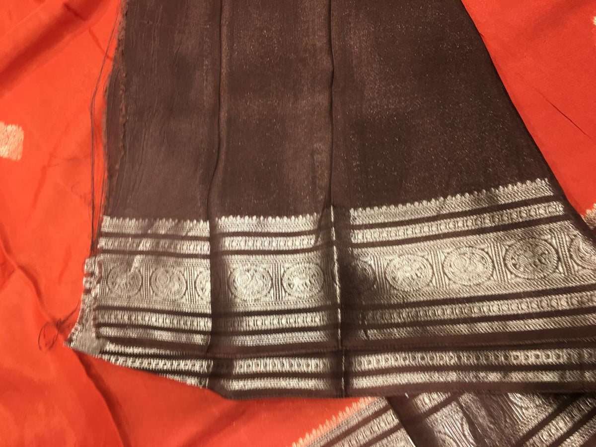 Moonga Crape Saree