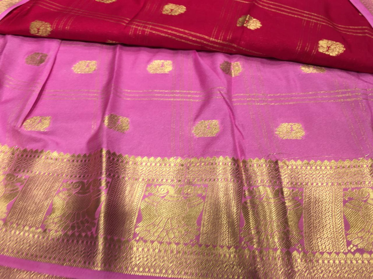 Semi Mysore Crape Silk