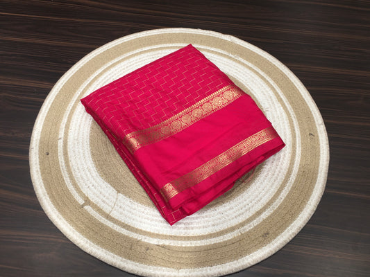 Mysore crape saree