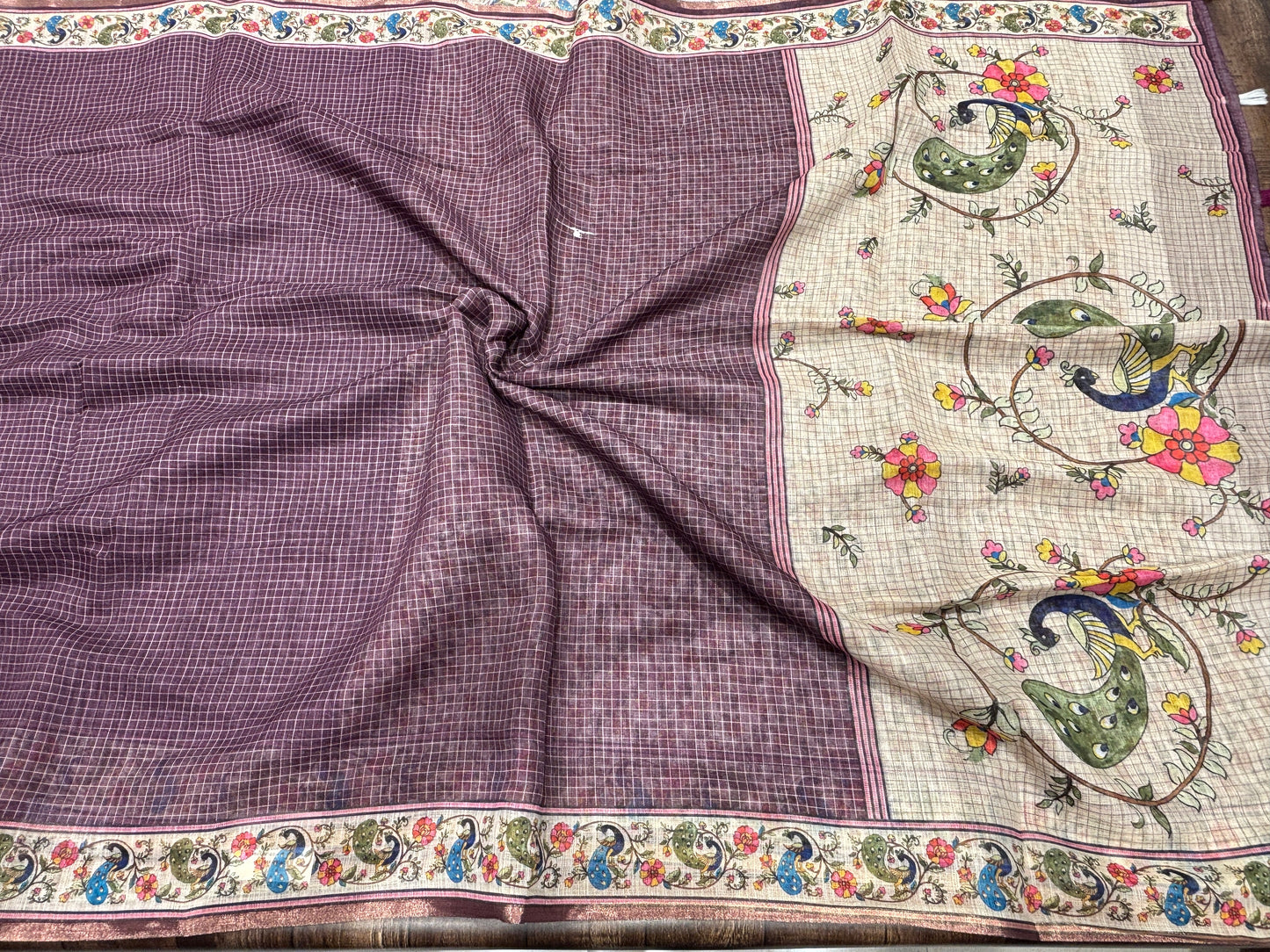 Fancy cotton saree