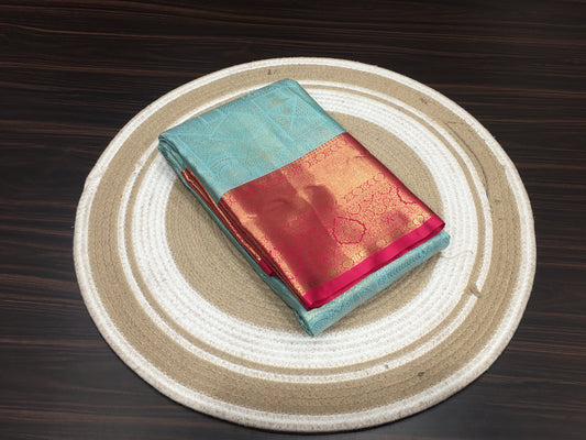 Semi Kanchipuram silk
