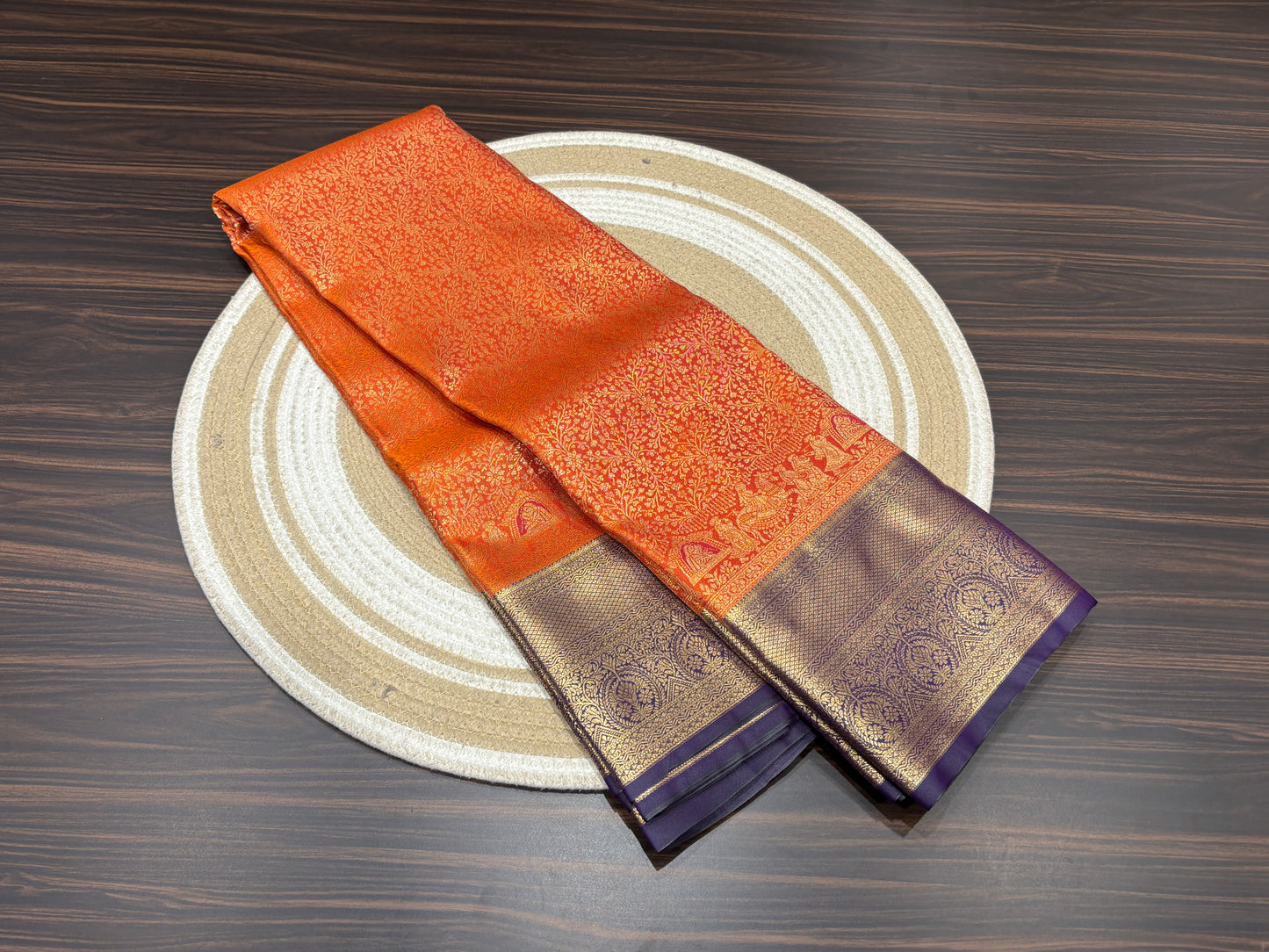 Semi Kanchipuram silk
