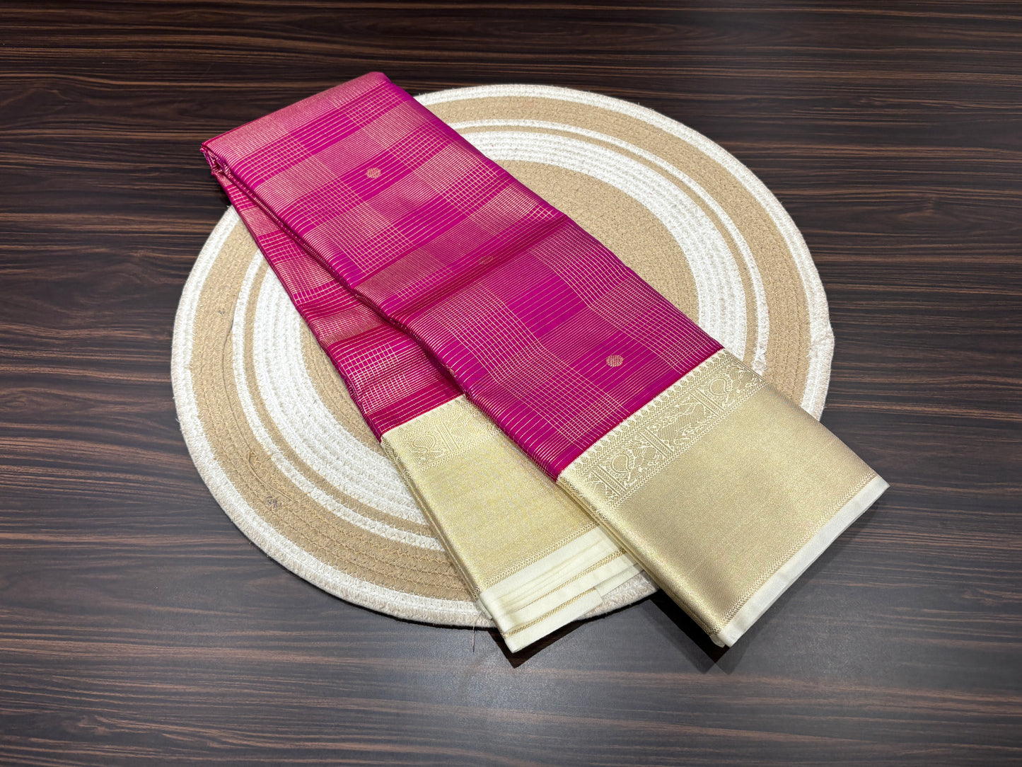 Semi Kanchipuram silk