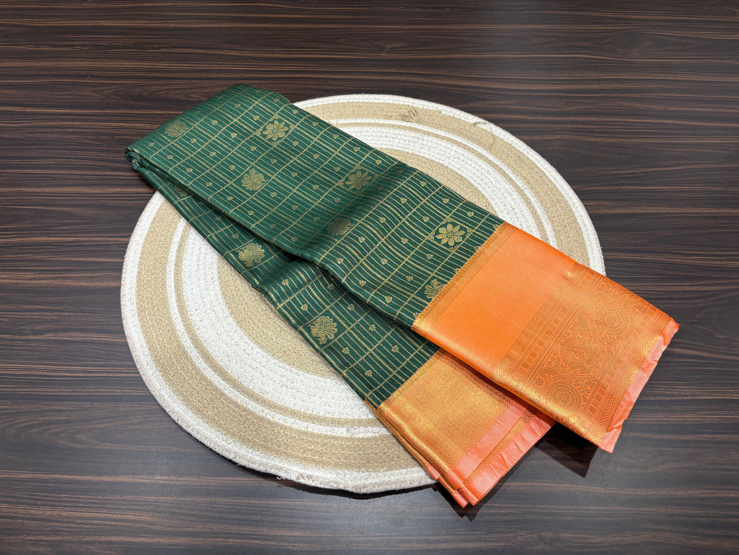 Semi Kanchipuram silk