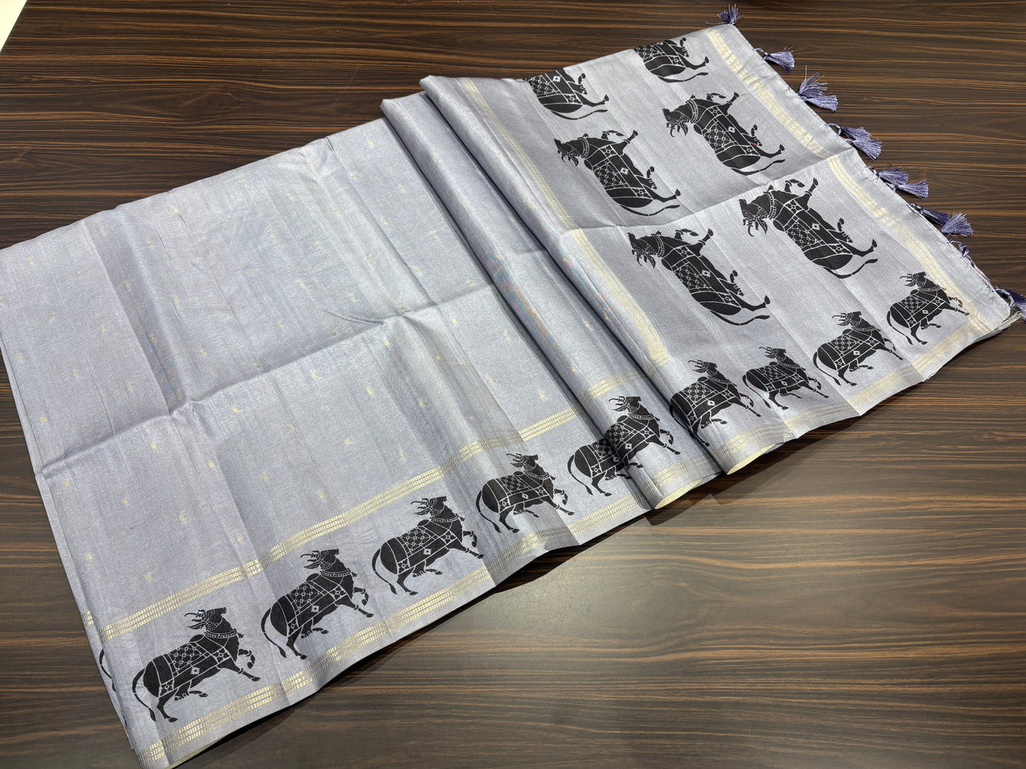 Soft tussar saree