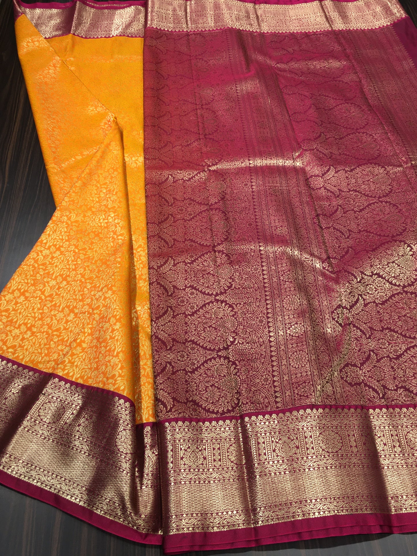 Semi Kanchipuram silk