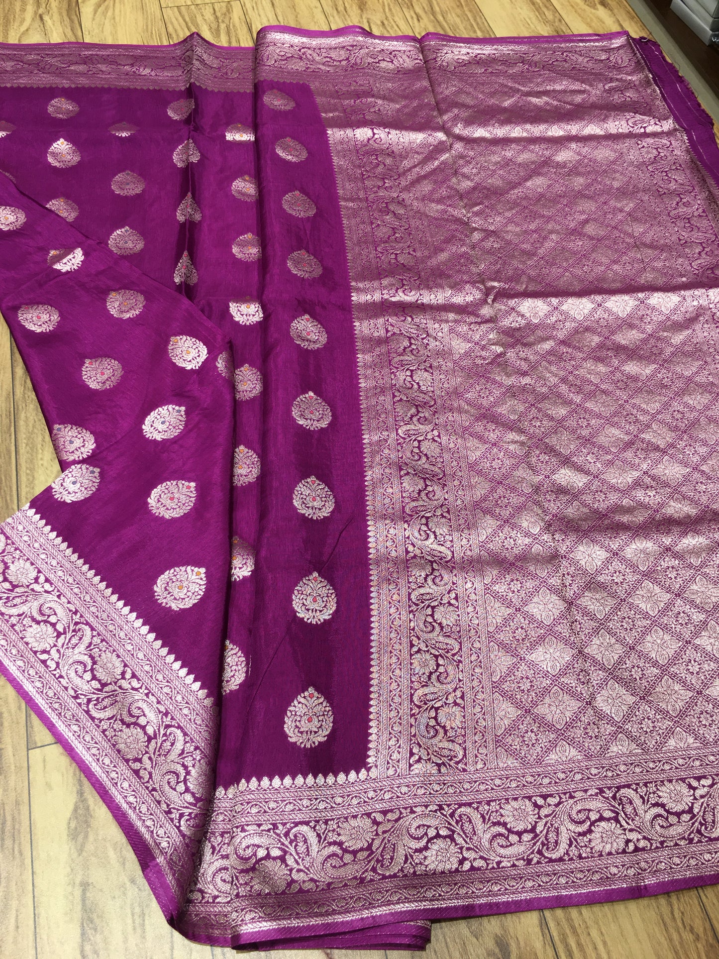 Satin Crape Saree