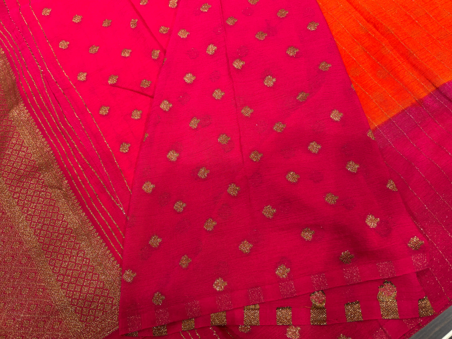 Chiffon georgette saree