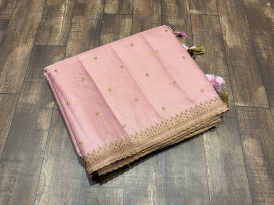 Soft tussar saree