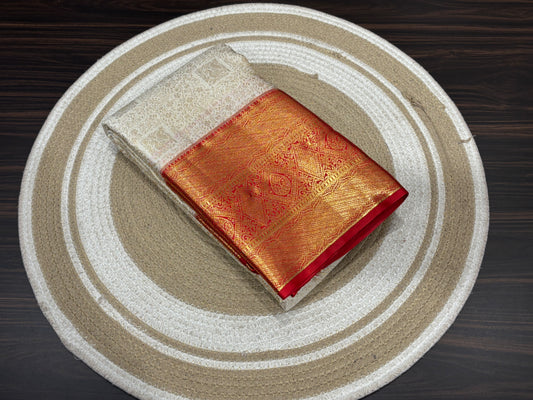 Semi Kanchipuram silk