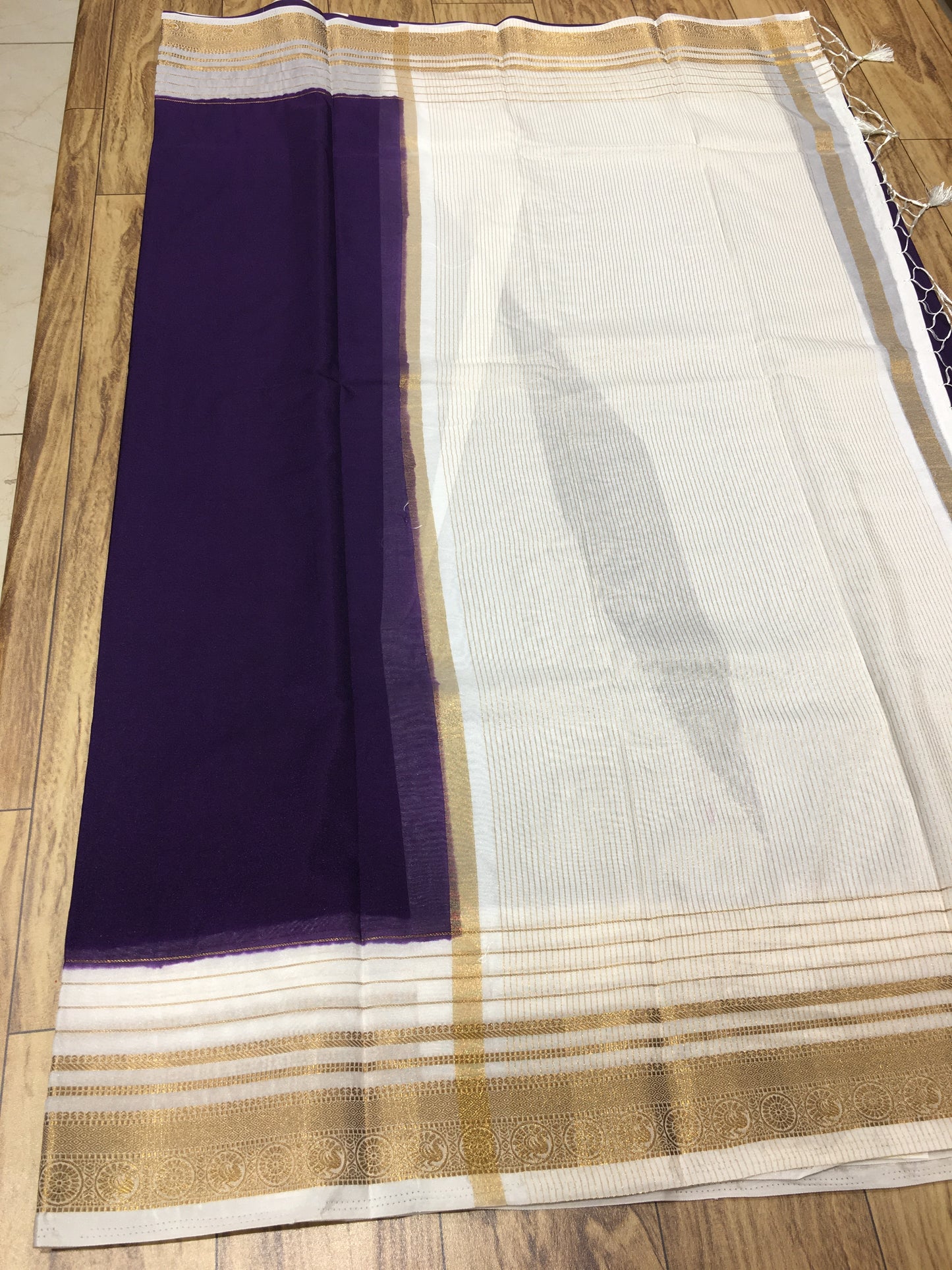 Semi Mysore Crape Silk