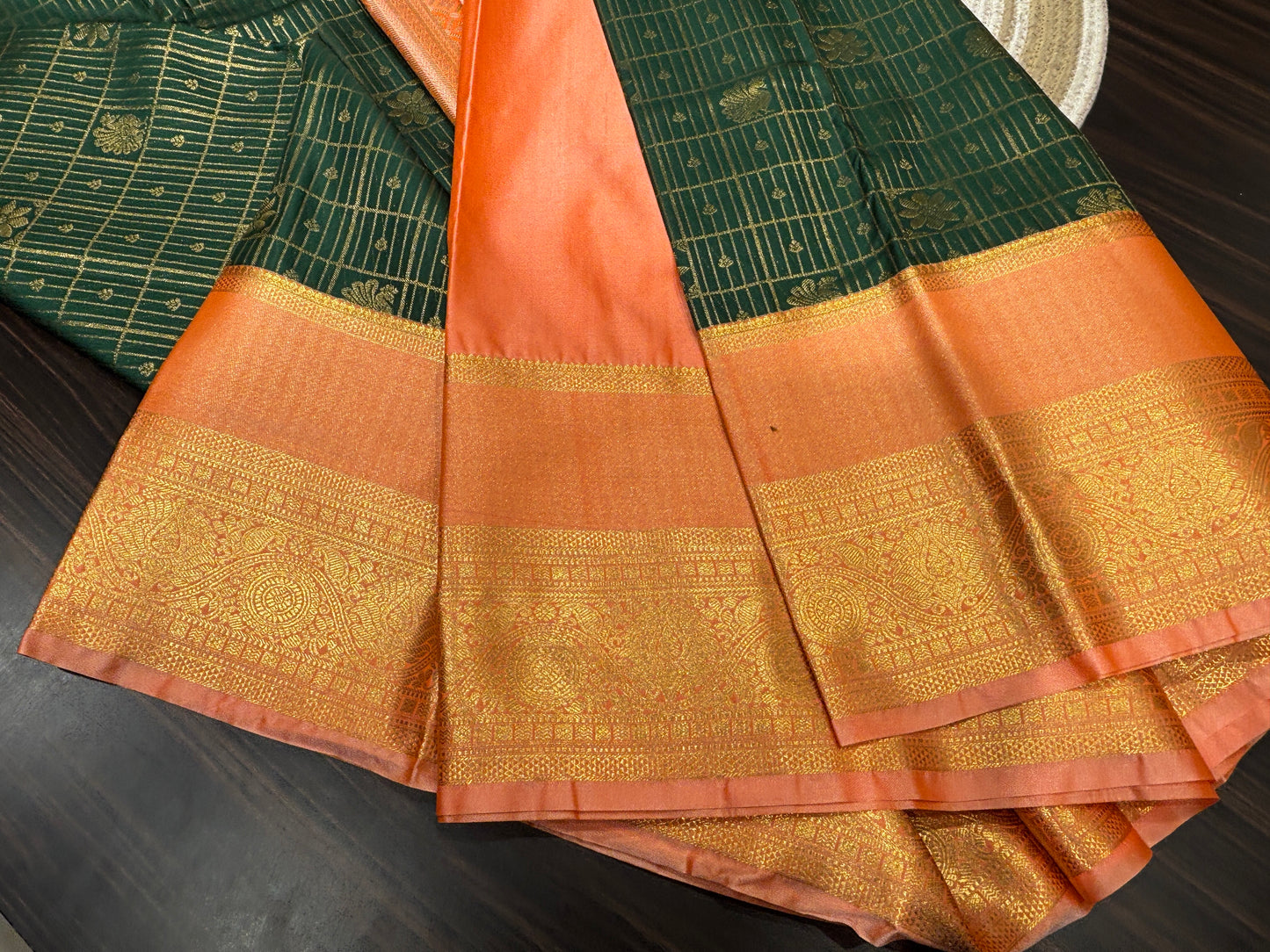 Semi Kanchipuram silk