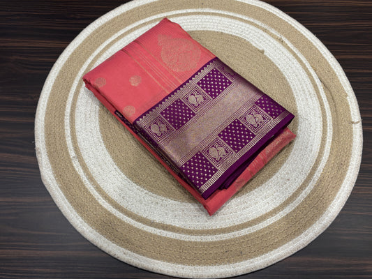 Semi Kanchipuram silk
