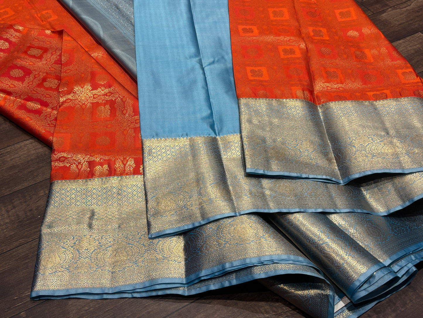 Semi Kanchipuram silk