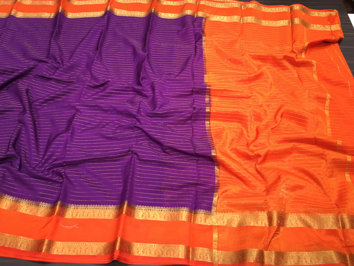Semi Mysore Crape Silk