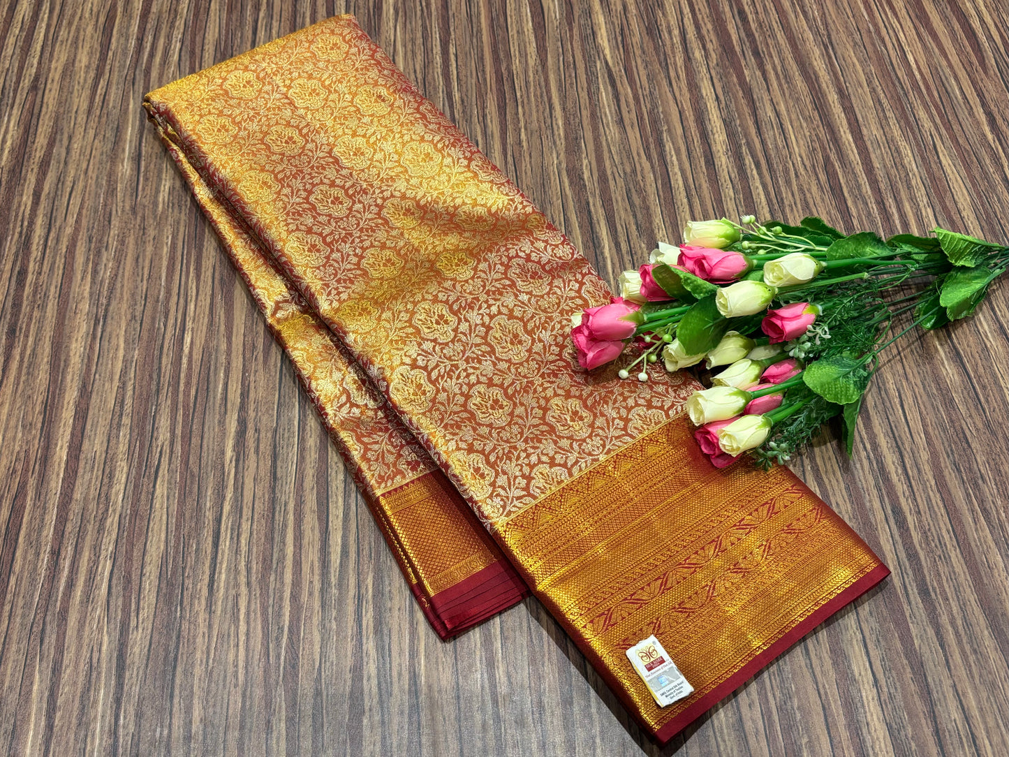 Pure Kanchipuram Broced Silk