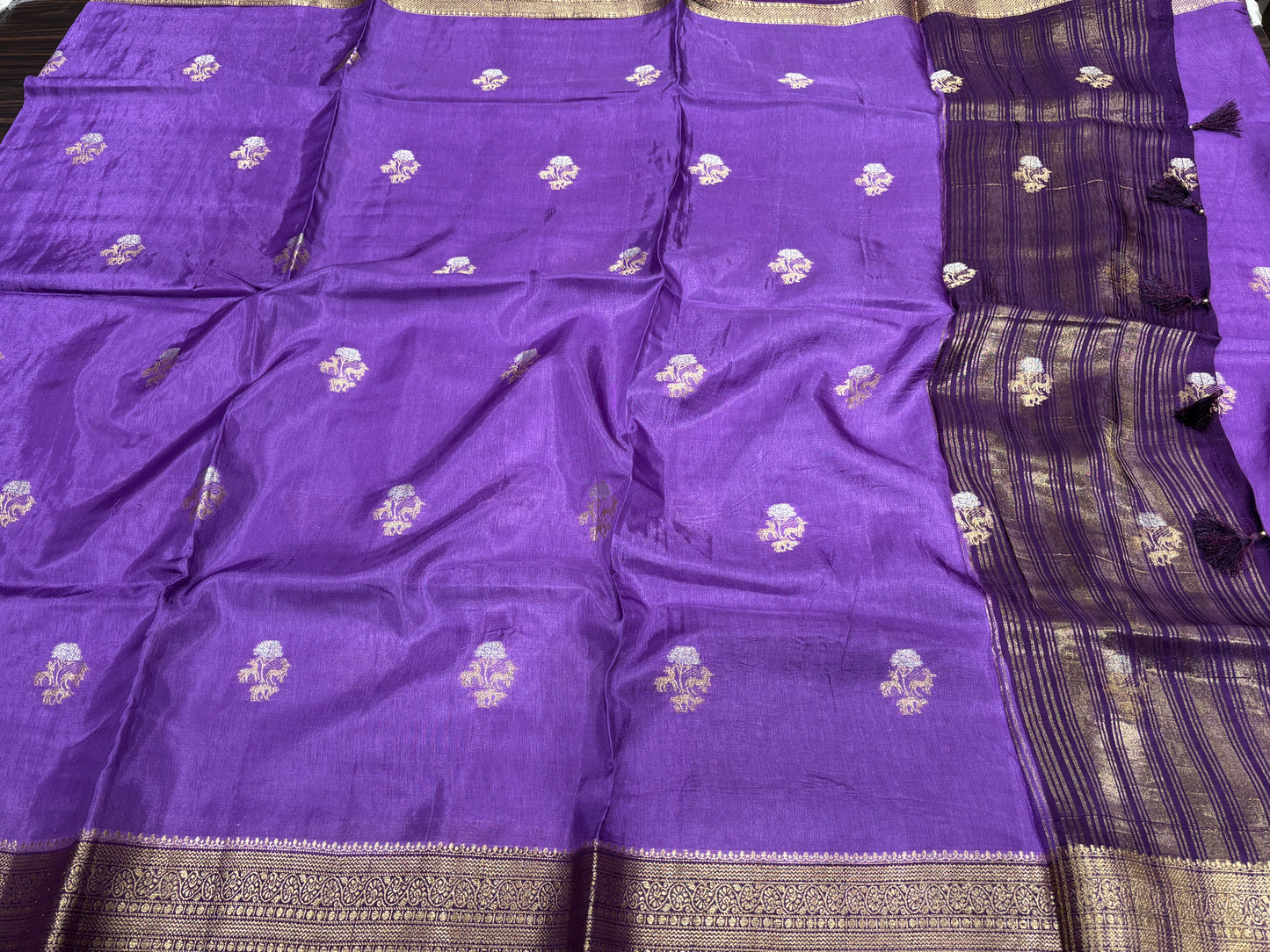 Soft tussar saree